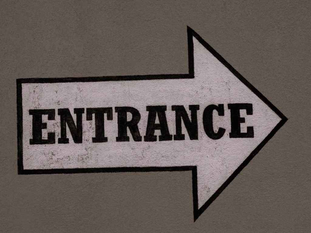 Sign: Entrance